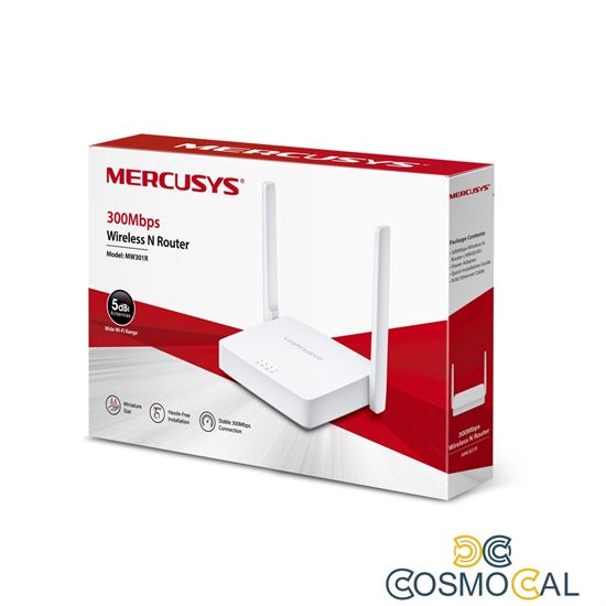 Router Wi-Fi N300 2.4GHz  - Agile Config - Mercusys MW301R