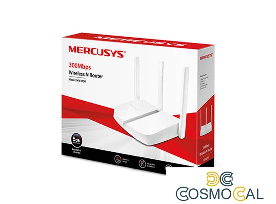 Router Mercusys Wireless 300Mbps 3 antenne da 5dbi 2.4GHz