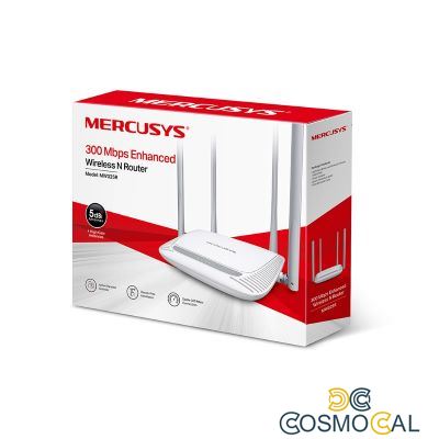 Router Mercusys wireless 300Mbps 4 antenne da 5dbi  2.5GHz