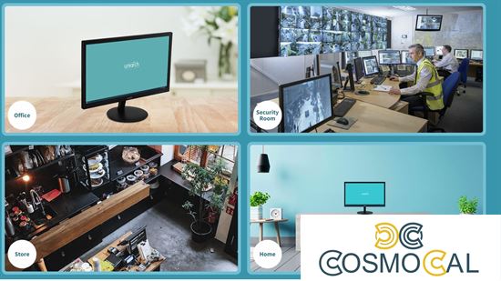 Uniarch Monitor LED 22'' FullHD, 7g H24, 5ms, basso consumo