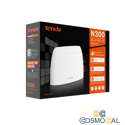 Router 4G LTE Wi-Fi N300 fino a 150Mbps - Tenda 4G03