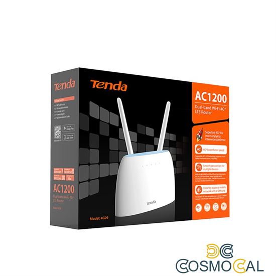 Router 4G LTE Dual Band AC1200 slot sim integrato Tenda 4G09