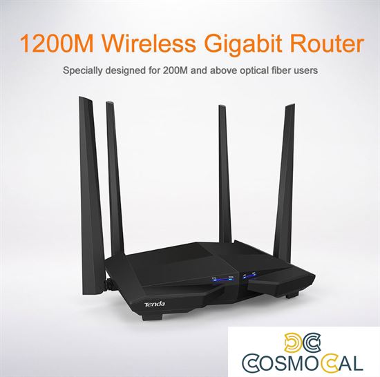 Tenda AC10 Smart Dual-Band Gigabit AC1200 WiFi Router