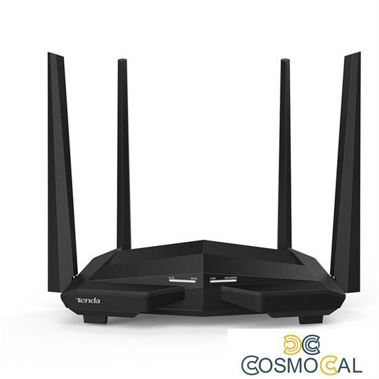 Tenda AC10U Smart Dual-Band Gigabit AC1200 WiFi Router USB