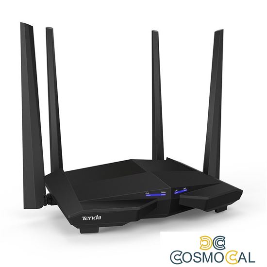 Tenda AC10U Smart Dual-Band Gigabit AC1200 WiFi Router USB