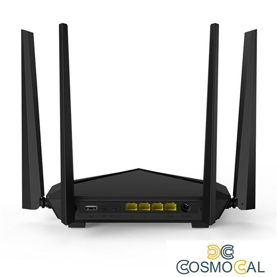 Tenda AC10U Smart Dual-Band Gigabit AC1200 WiFi Router USB
