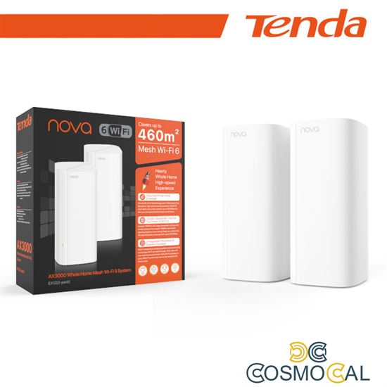 Tenda Sistema Mesh AX3000 Wi-Fi 6 2.4/5GHz - 2 pezzi