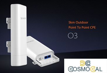 Tenda Outdoor long range access point 2.4GHz 150Mbps - 5km - O3