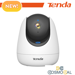 Tenda Videocamera Pan/Tilt 3MP Smart con App + ONVIF, WIFI 6 - R