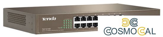 Tenda Switch 16 Porte 10/100 Metal case rack mountable PnP
