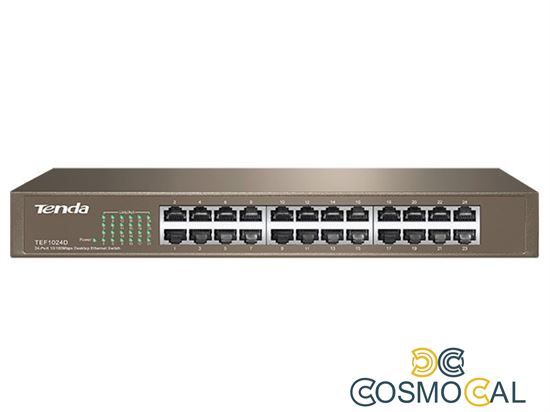 Tenda Switch 24 Porte 10/100 Metal case rack mountable PnP