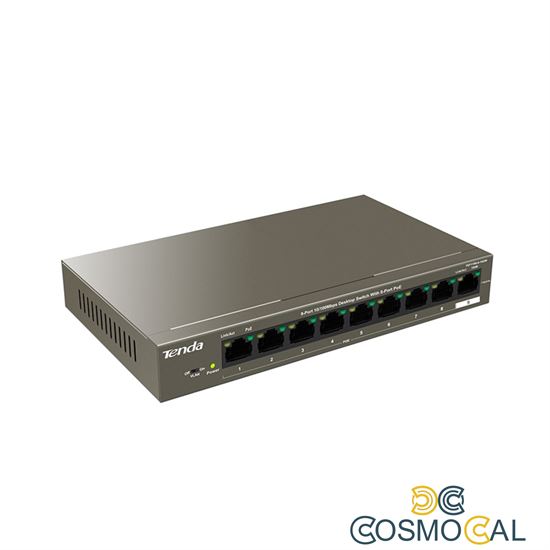 Switch a 9 porte da 10/100Mbps con 8 porte PoE desktop 102W