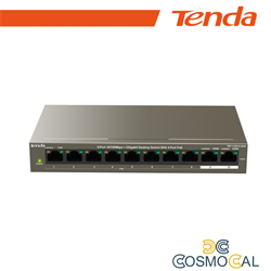 Tenda Switch 102W 8 porte PoE10/100Mbps + 2 Gb - TEF1110P-8-102W