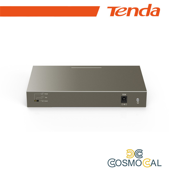 Tenda Switch 102W 8 porte PoE10/100Mbps + 2 Gb - TEF1110P-8-102W