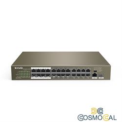 Tenda switch 24 ports PoE 10/100Mbps + 1 GE/SFP - Business