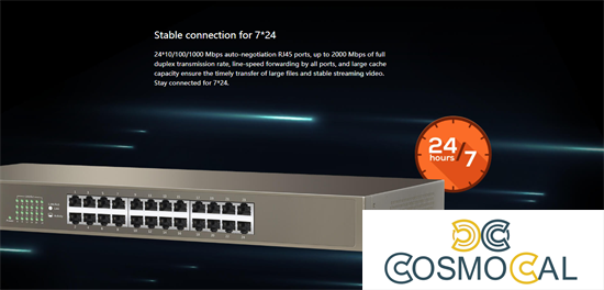 Switch 24 porte Gigabit Tenda TEG1024Gv9.0