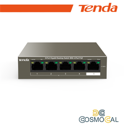 Tenda Switch Desktop 5 Porte 10/100/1000 con 4 Porte PoE - TEG11