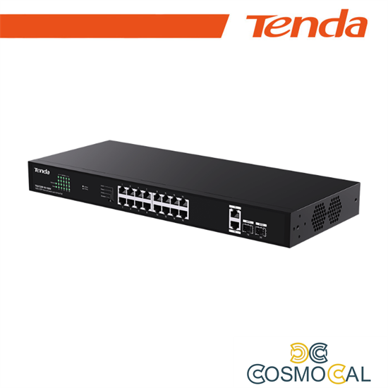 Tenda 18GE+2SFP Ethernet Switch With 16-Port PoE - TEG1120P-16-1