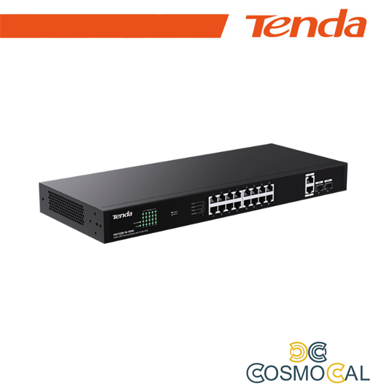 Tenda 18GE+2SFP Ethernet Switch With 16-Port PoE - TEG1120P-16-1