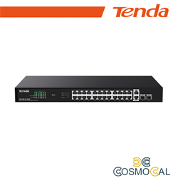 Tenda  26GE+2SFP Ethernet Switch With 24-Port PoE - TEG1128P-24-