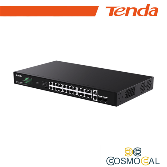 Tenda  26GE+2SFP Ethernet Switch With 24-Port PoE - TEG1128P-24-