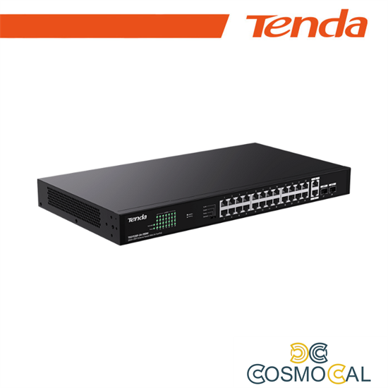 Tenda  26GE+2SFP Ethernet Switch With 24-Port PoE - TEG1128P-24-