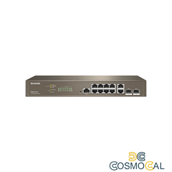 Switch managed L3 10 porte Gbit + 2 porte SFP Tenda TEG5312F