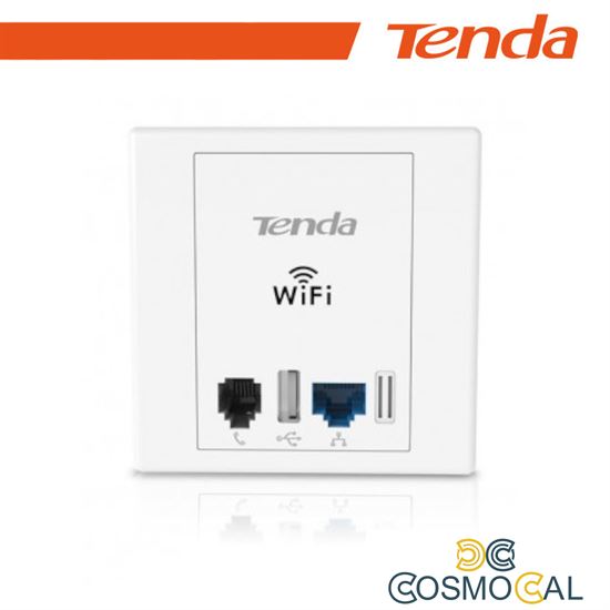 TENDA W6 AP a muro con WIFI e LAN USB N300 wireless