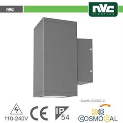 Applique IP54 - 8W 640LM 3000K 35°