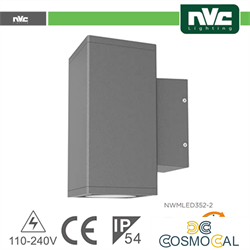 Applique IP54 - 8W 640LM 3000K 35°