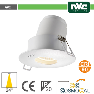 Faro direzionabile LED IP20 9W 3000K 700LM 24º FORO:95mm