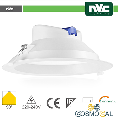 Downlight LED IP44 17W 3000K 1550LM 90º FORO:145-155mm