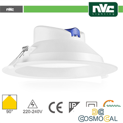 Downlight LED IP44 20W 3000K 1880LM 90º FORO:195-210mm