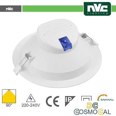 Downlight LED IP44 25W 3000K 2450LM 90º FORO:195-210mm
