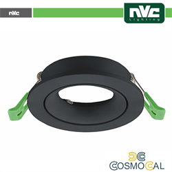 Ghiera orientabile foro 75mm COLORE NERO