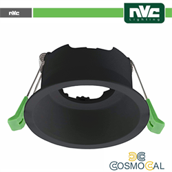 Ghiera fissa anti abbagliamento foro 75mm NERO