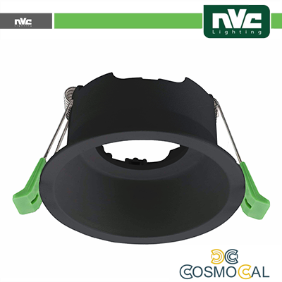 Ghiera fissa anti abbagliamento foro 75mm NERO