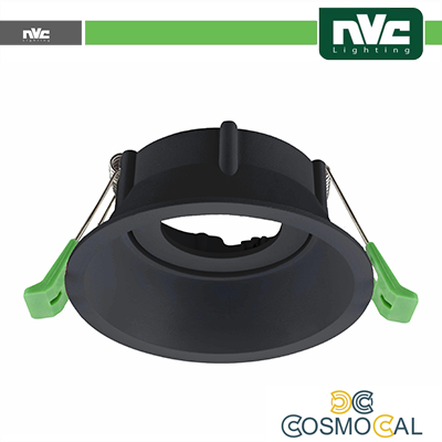 Ghiera orientabile anti abbagliamento foro 90mm NERO