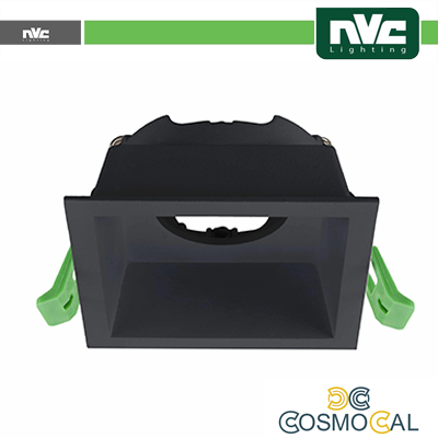 Ghiera fissa anti abbagliamento foro 75*75mm NERO