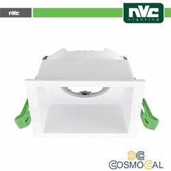 Ghiera fissa anti abbagliamento foro 75*75mm BIANCO