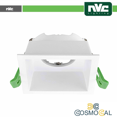 Ghiera fissa anti abbagliamento foro 75*75mm BIANCO