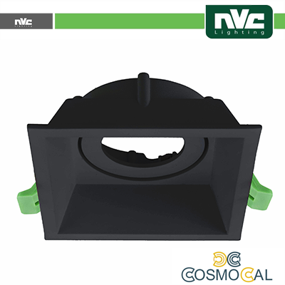 Ghiera orientabile anti abbagliamento foro 90*90mm NERO