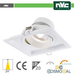 Incasso Multi lampada - 9w (1x9w) 3000k 720lm >24°