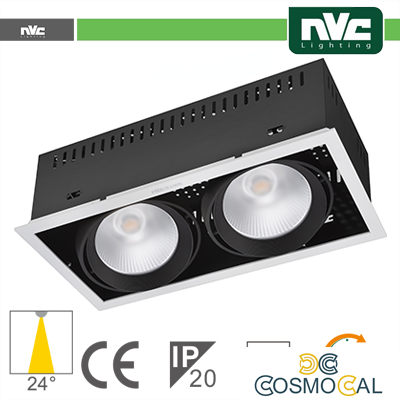 Incasso Multi lampada - 24w(1x24w) 3000k 2100lm>24° CRI90