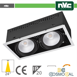 Incasso Multi lampada - 48w(2x24w) 4000k 3500lm>24° CRI90