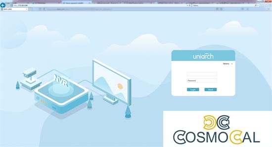 NVR Uniarch 4 Canali 8 Megapixel, senza Poe, SerieE2