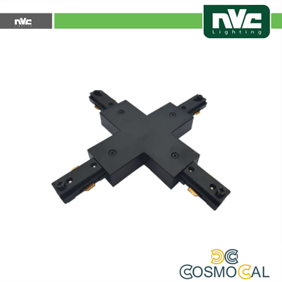 Connettore Forma  X  Binario Monofase - Colore Nero