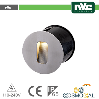 Segnapasso a parete Tondo - 4W 3000K IP65