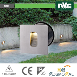 Segnapasso a parete Quadrato - 4W 3000K IP65