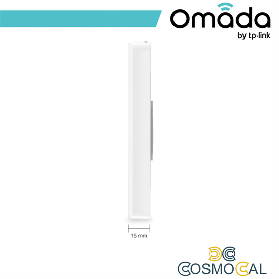 Omada Access Point Wall-Plate MU-MIMO AC1200 con porte Gigabit -